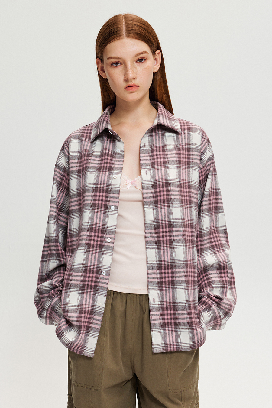 Oversized Plaid Shirt