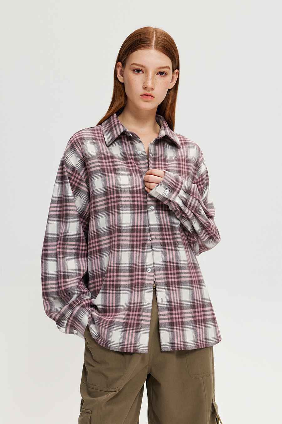 Oversized Plaid Shirt