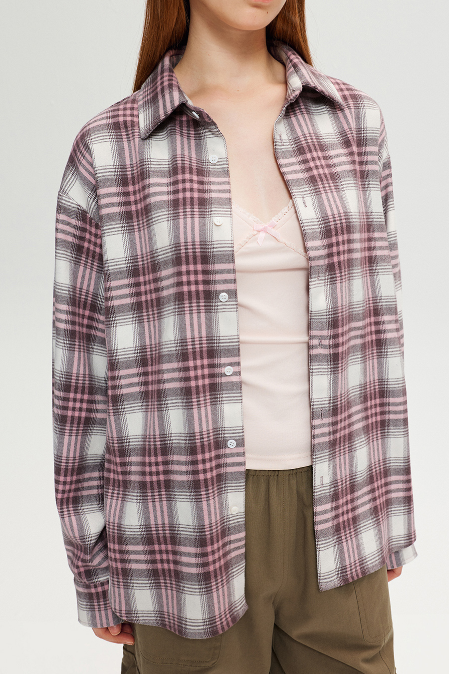 Oversized Plaid Shirt