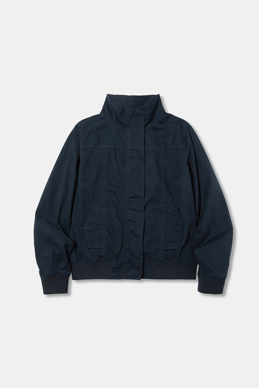 Stand‑Collar Bomber Jacket