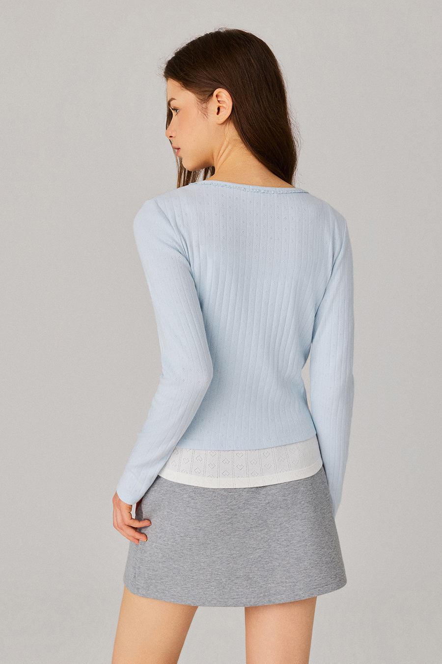 Textured Knit Crop Cardigan