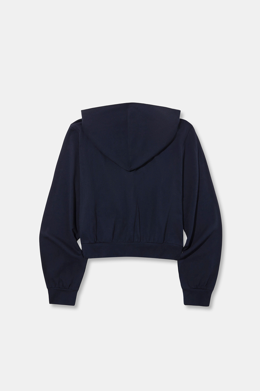 Cropped Zip‑Up Hoodie|yescci
