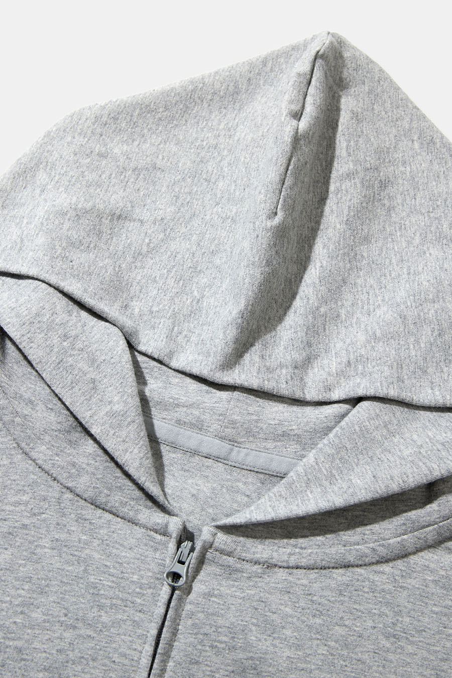 Cropped Zip‑Up Hoodie|yescci