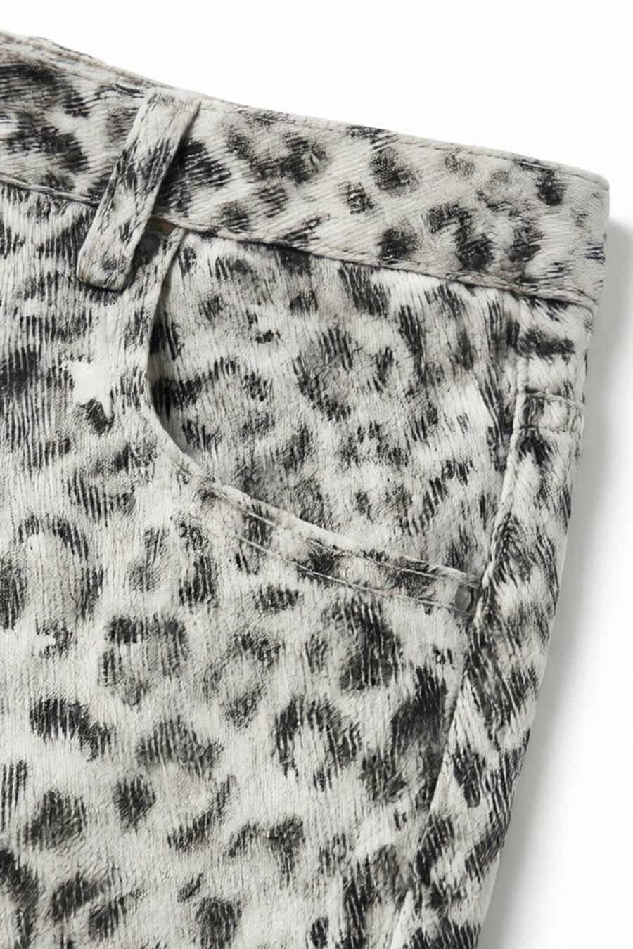Leopard Print Mini Skirt