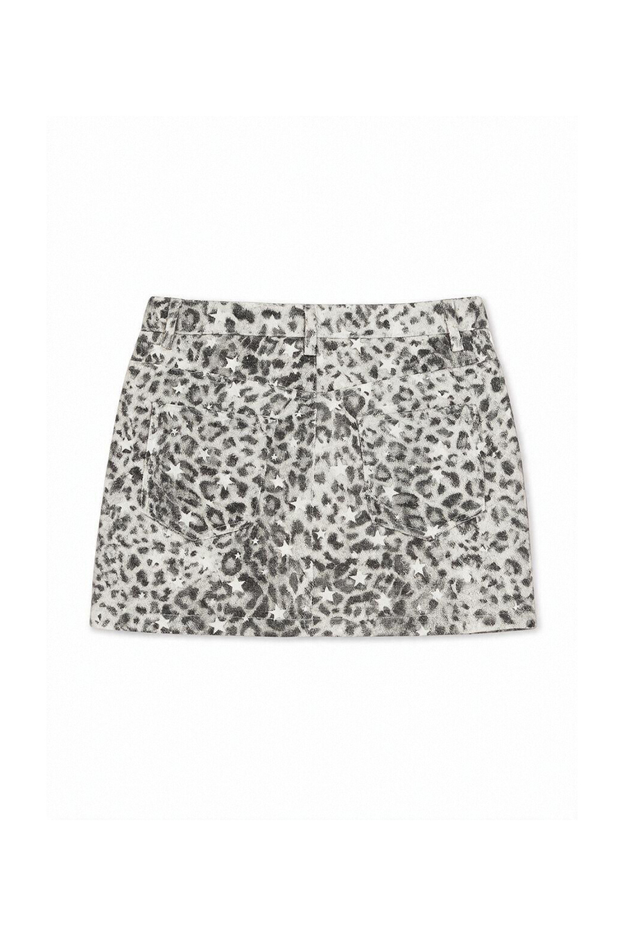 Leopard Print Mini Skirt