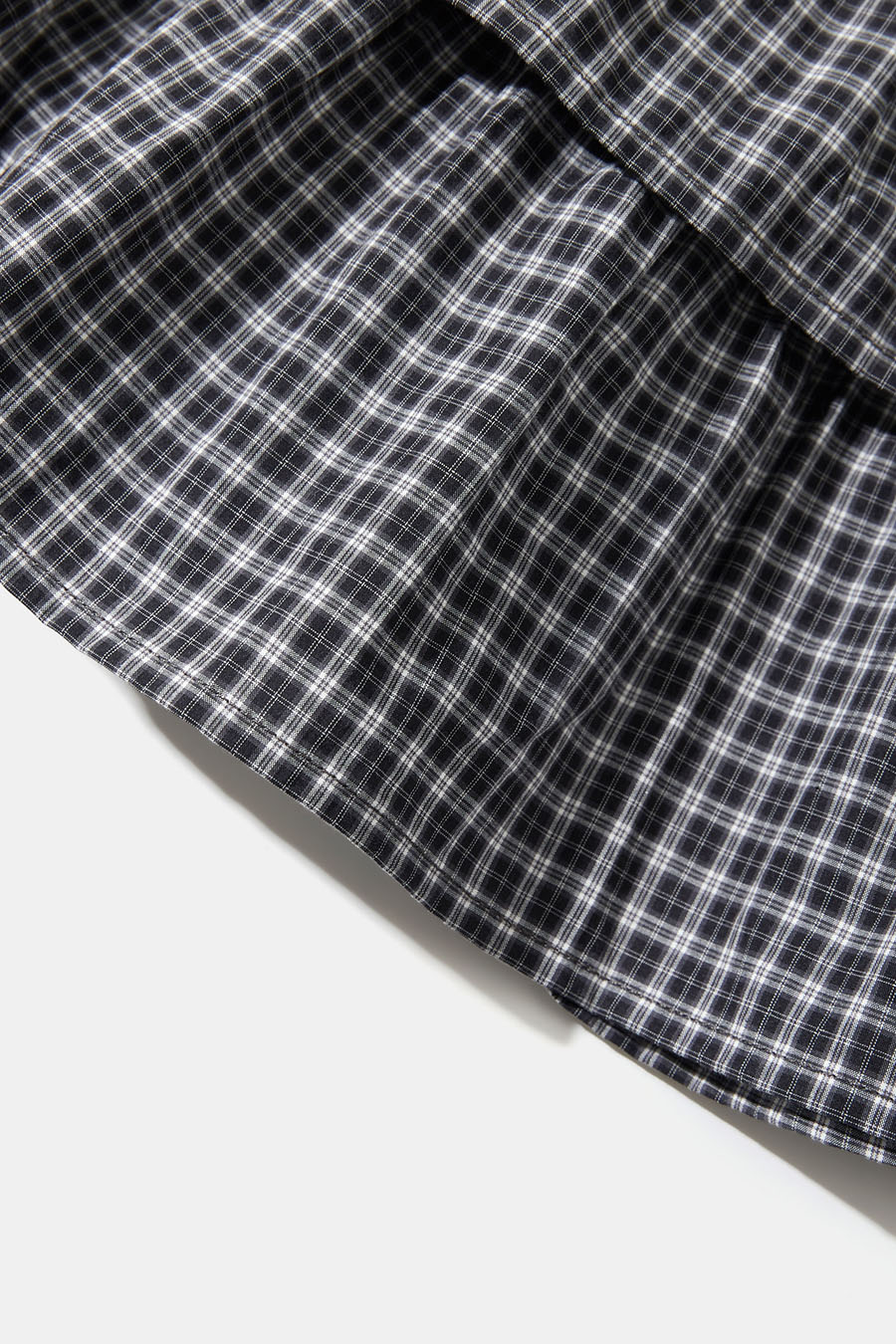 Vintage Plaid Tiered Skirt |yescci