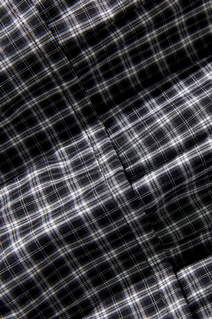 Vintage Plaid Tiered Skirt |yescci