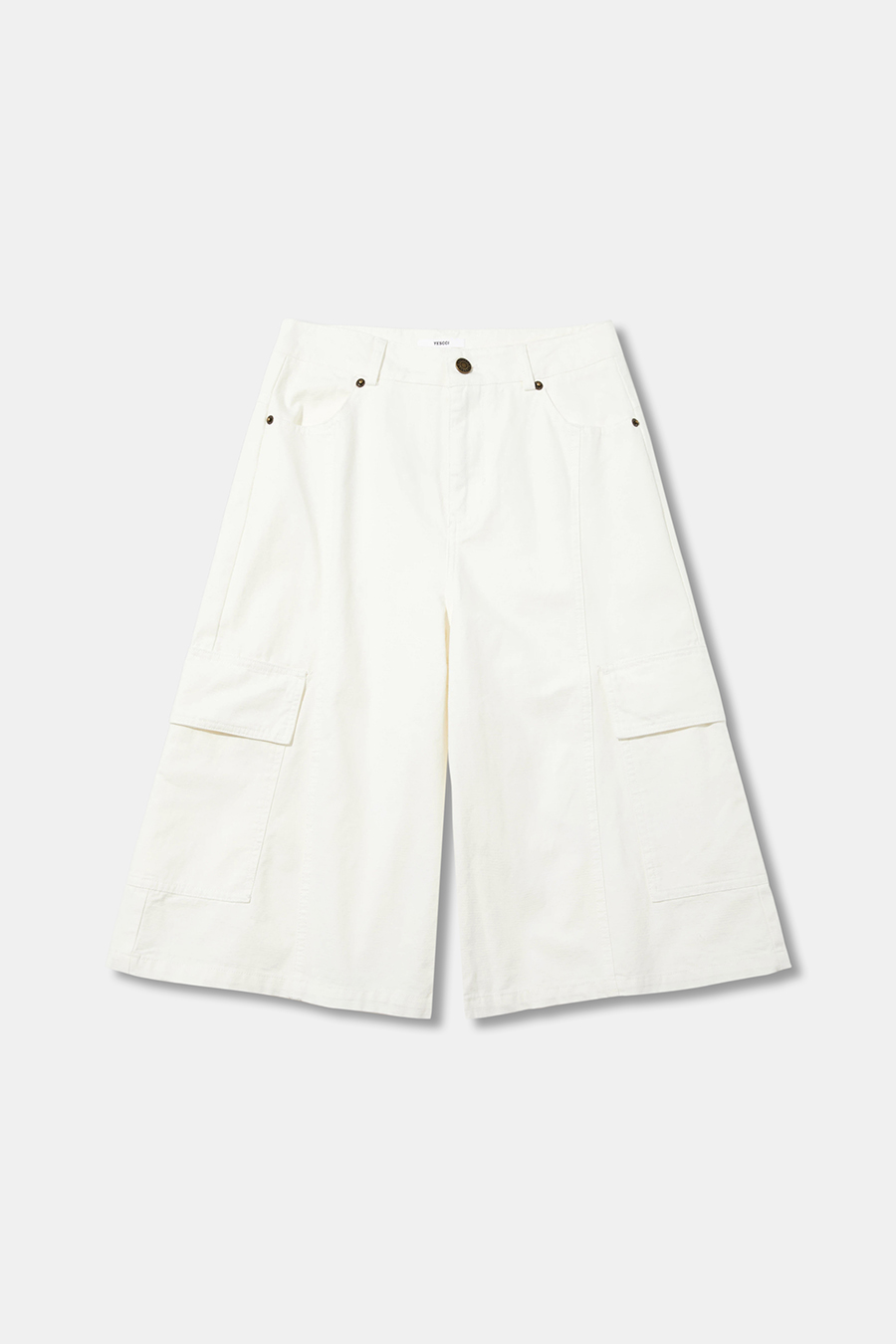Embroidered Cargo Bermuda Shorts