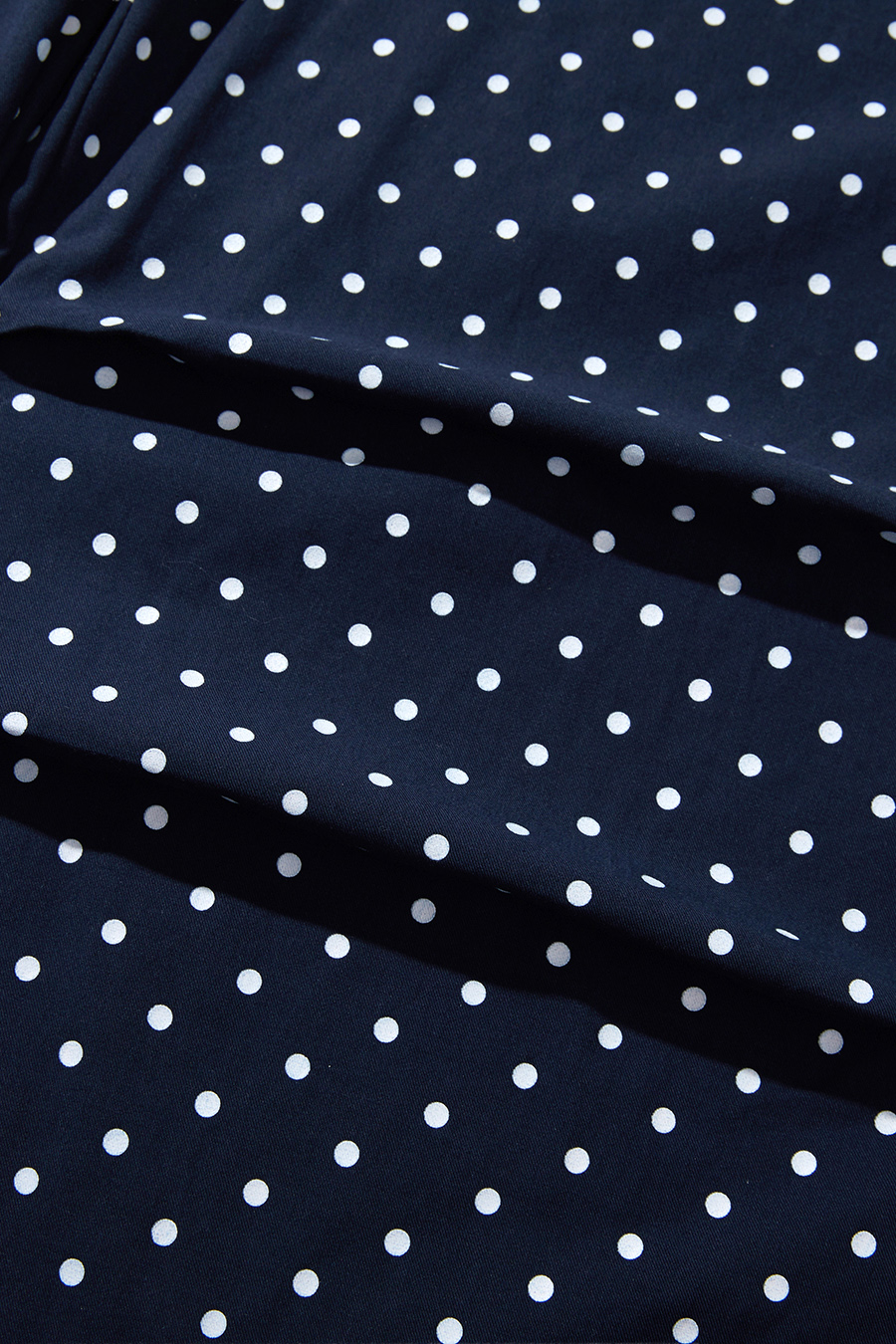 Polka‑Dot Drawstring Flare Pants