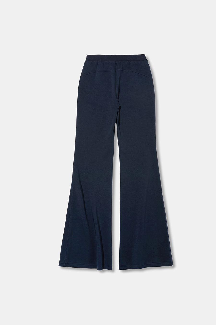 Solid Flare Knit Pants
