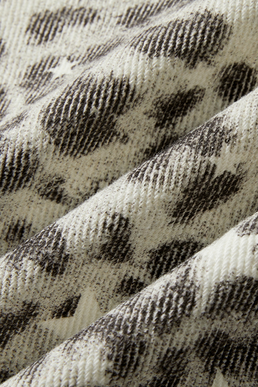 Leopard Star Print Cargo Flare Pants