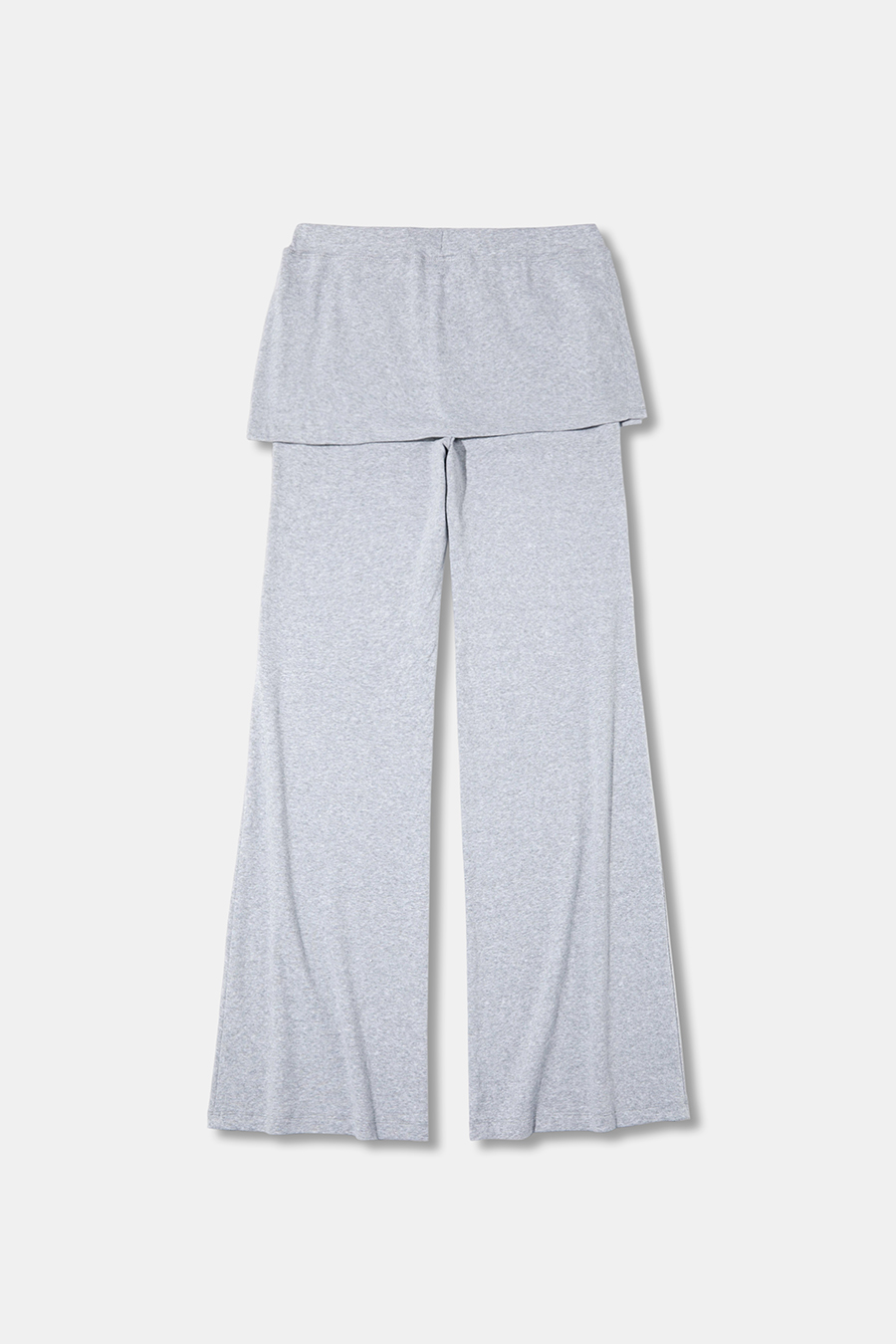 Skirted Wide Leg Casual Pants|yescci