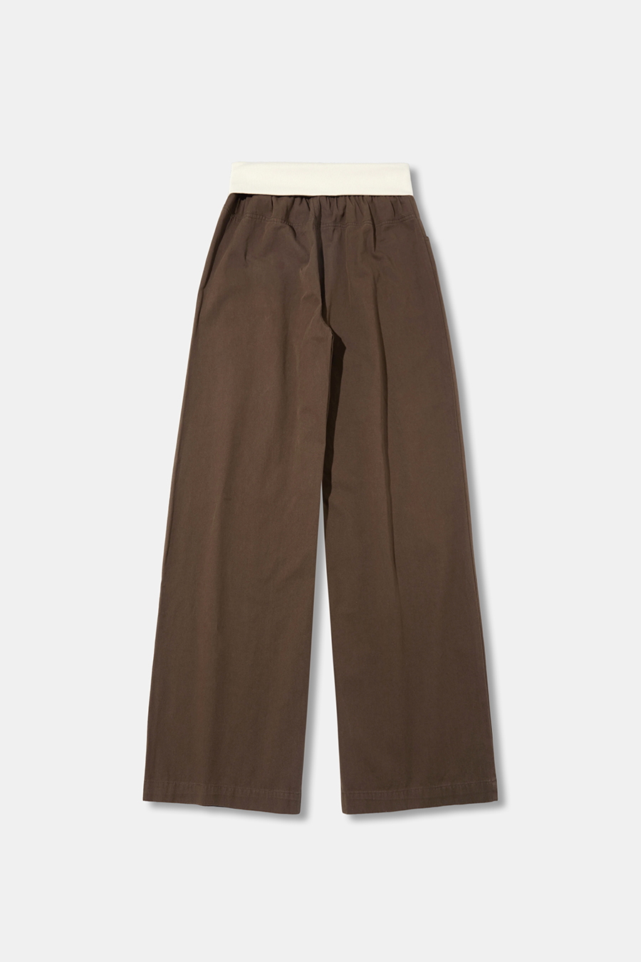 Elastic Waist Casual Wide‑Leg Pants