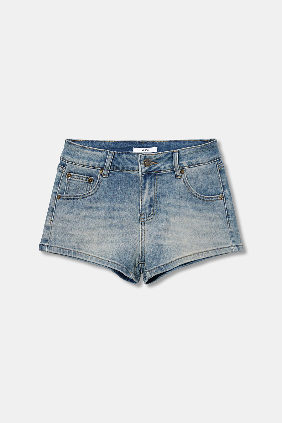 Vintage Slim Denim Shorts