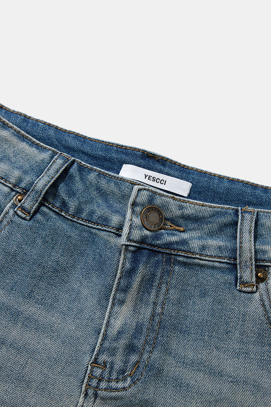 Vintage Slim Denim Shorts