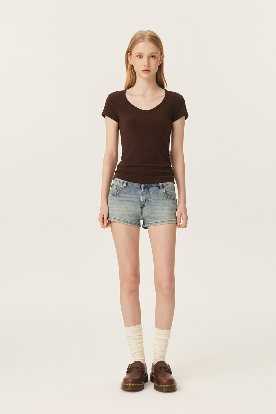 Vintage Denim Mini Shorts