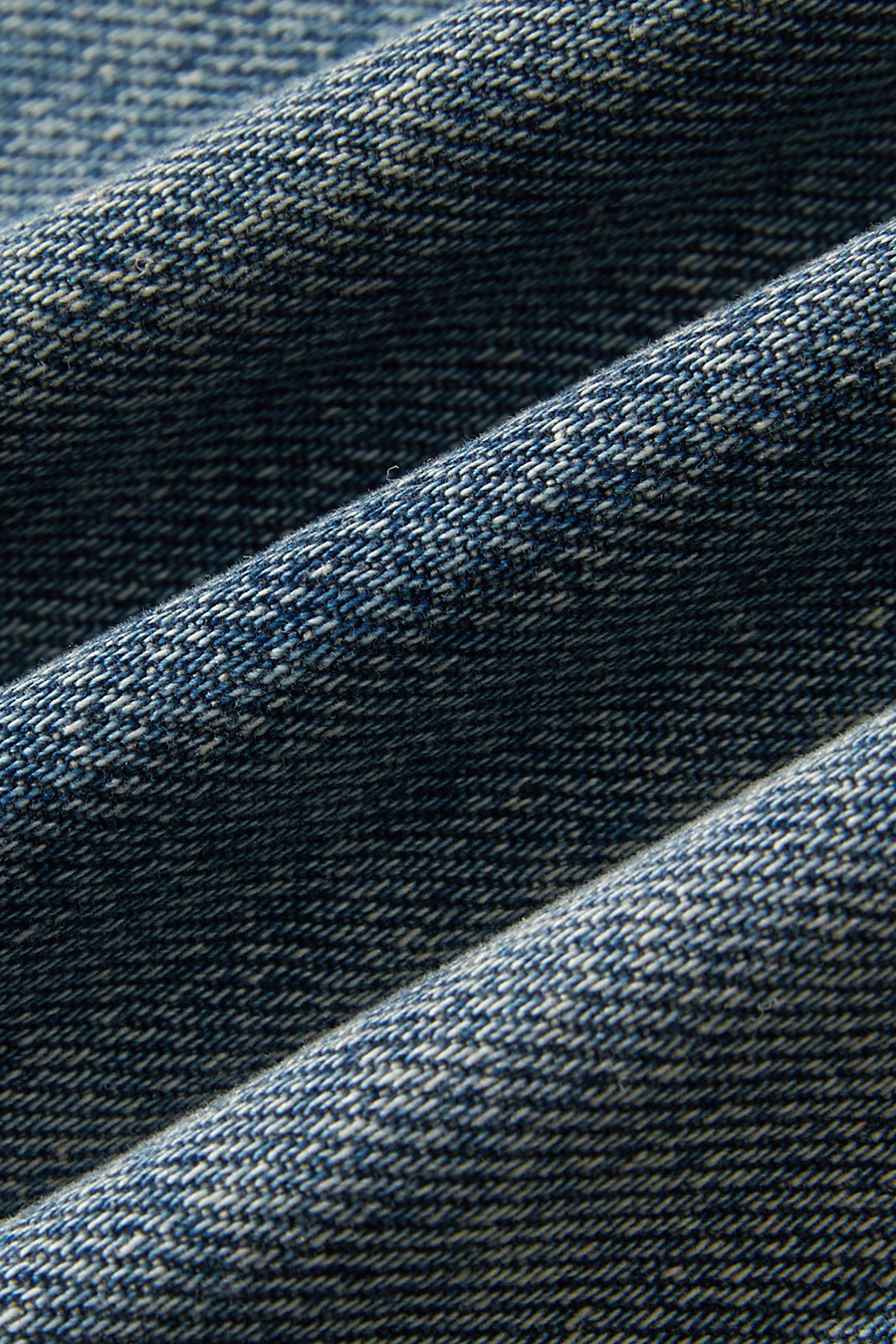 Vintage Wash High‑Waist Denim