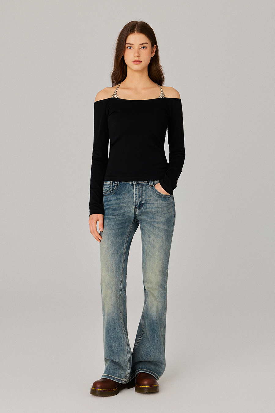 Vintage Flare Jeans|yescci