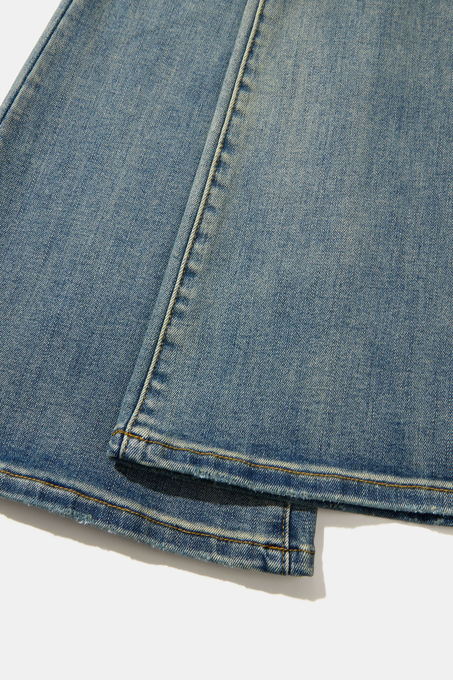 High‑Waisted Flare Jeans