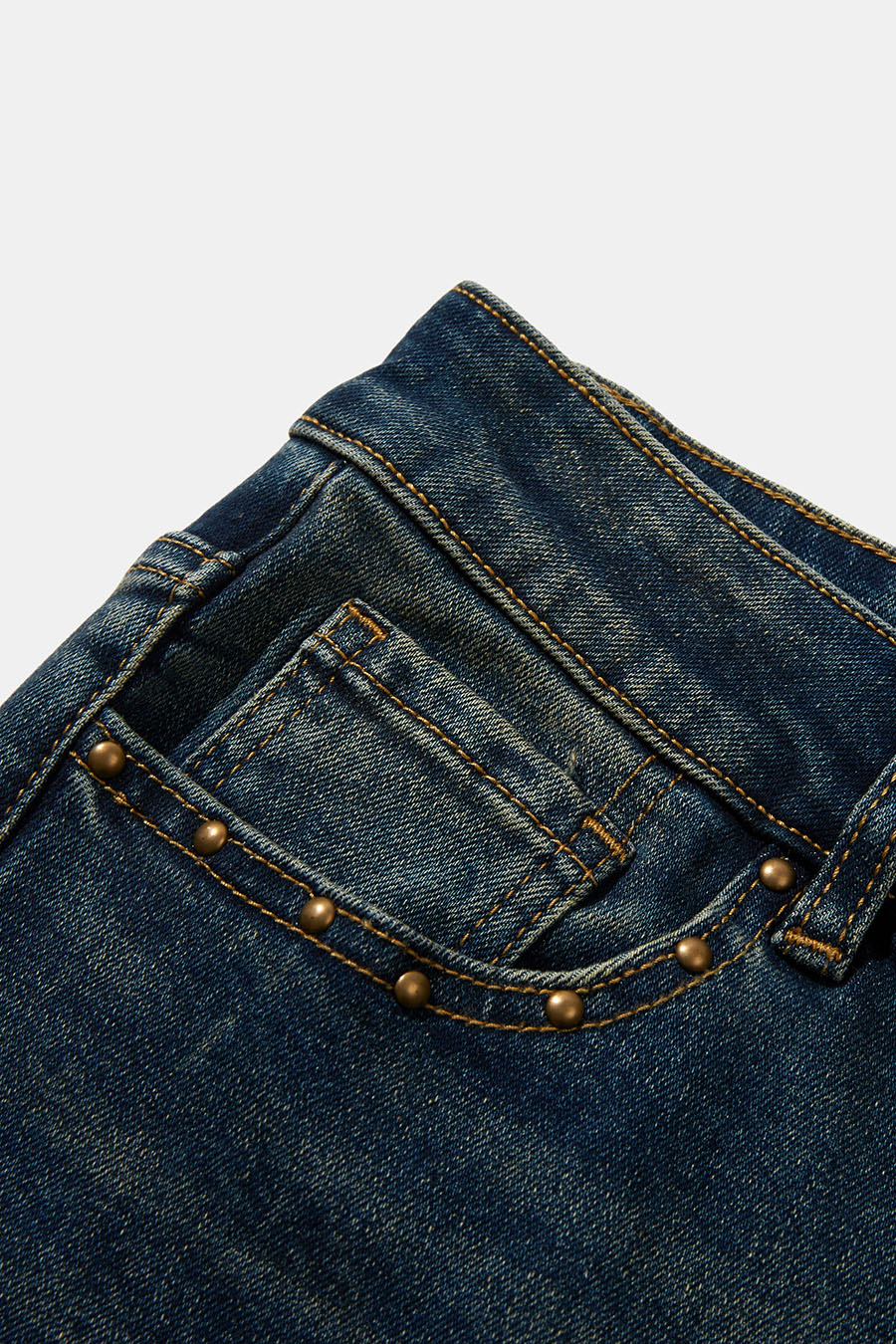 High‑Waist Flare Denim Jeans|yescci