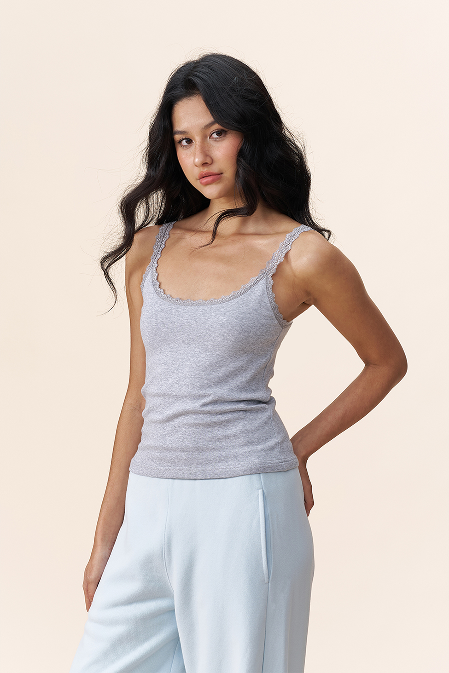 Lace Casual Cami|yescci