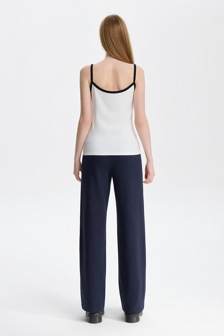 High-Waisted Wide Leg Pants|yescci