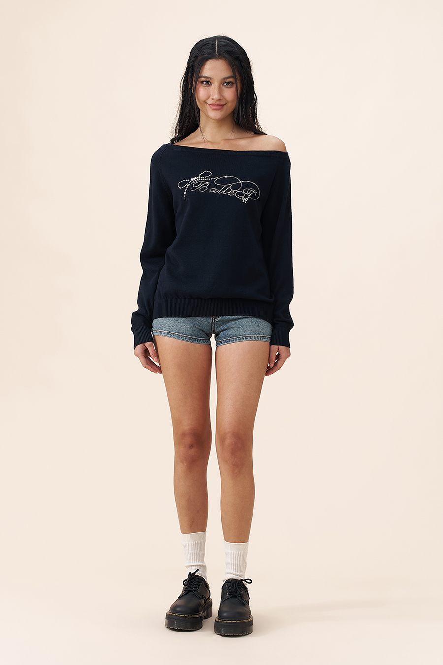 Blue Denim Shorts|yescci