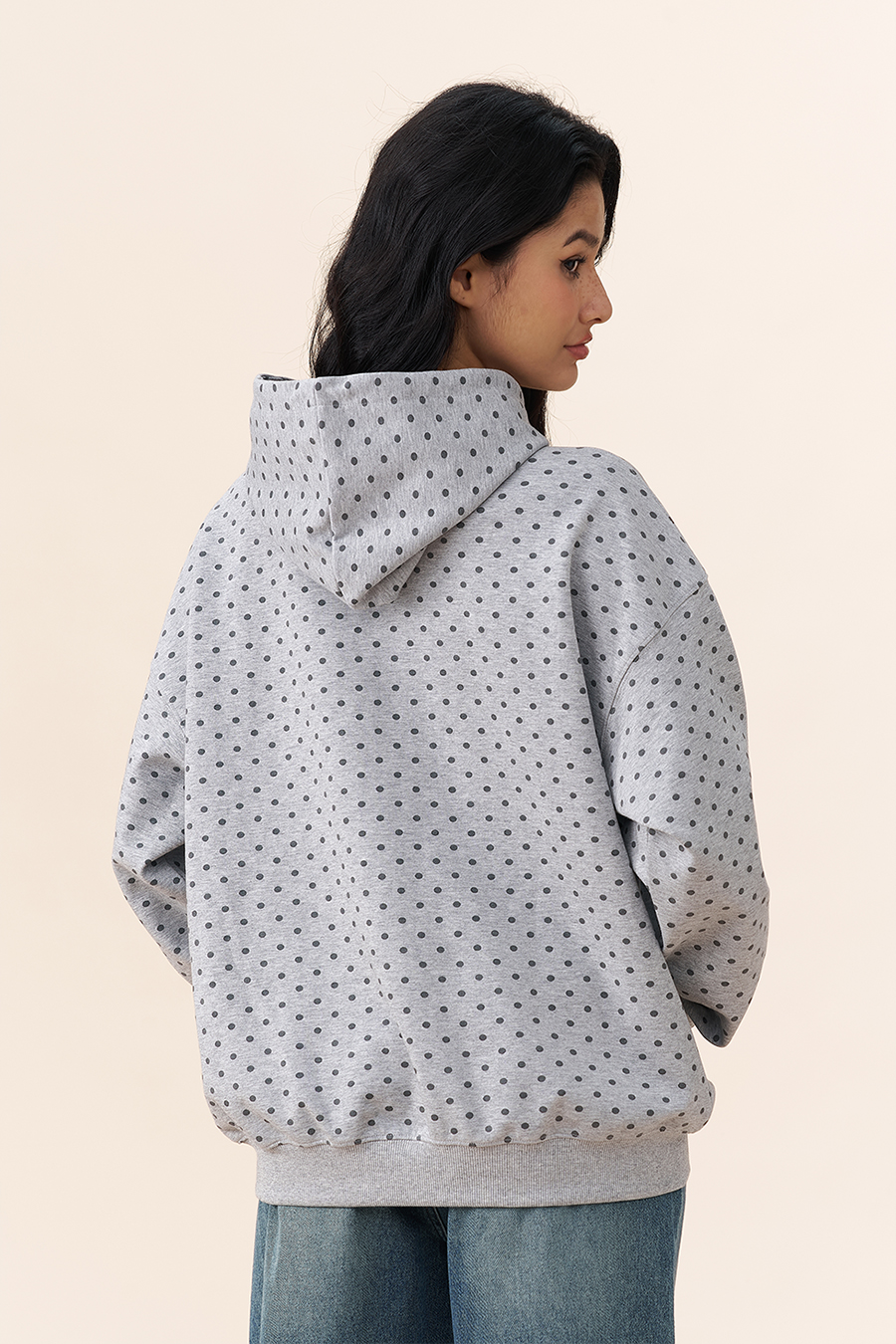 Polka Dot Casual Hoodie|yescci