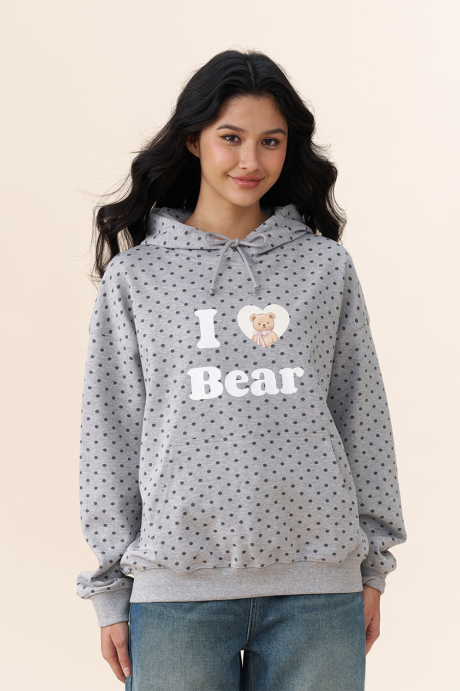 Polka Dot Casual Hoodie|yescci