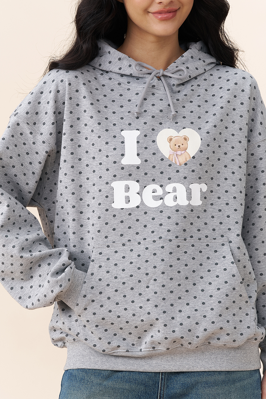 Polka Dot Casual Hoodie|yescci