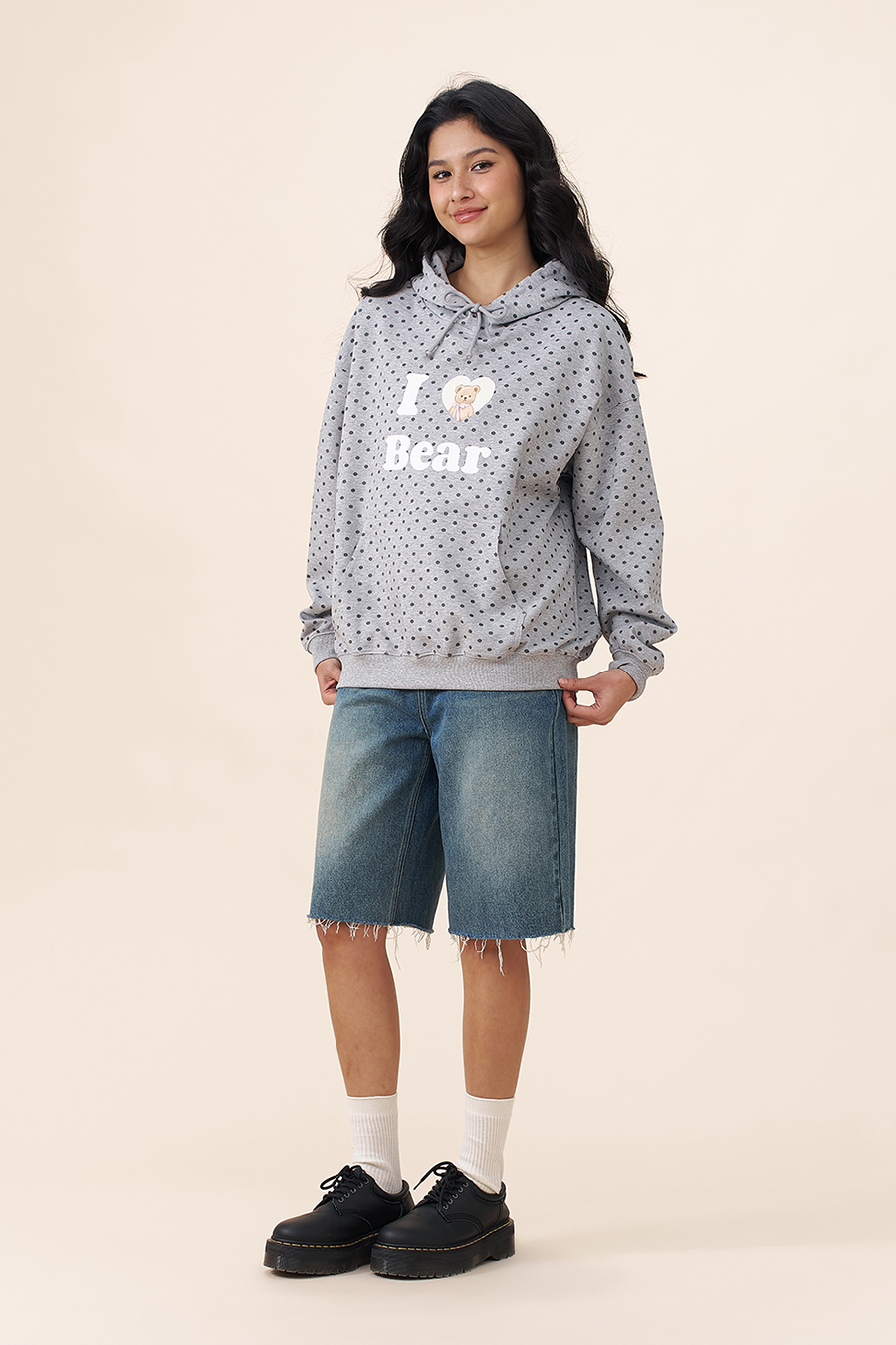 Polka Dot Casual Hoodie|yescci