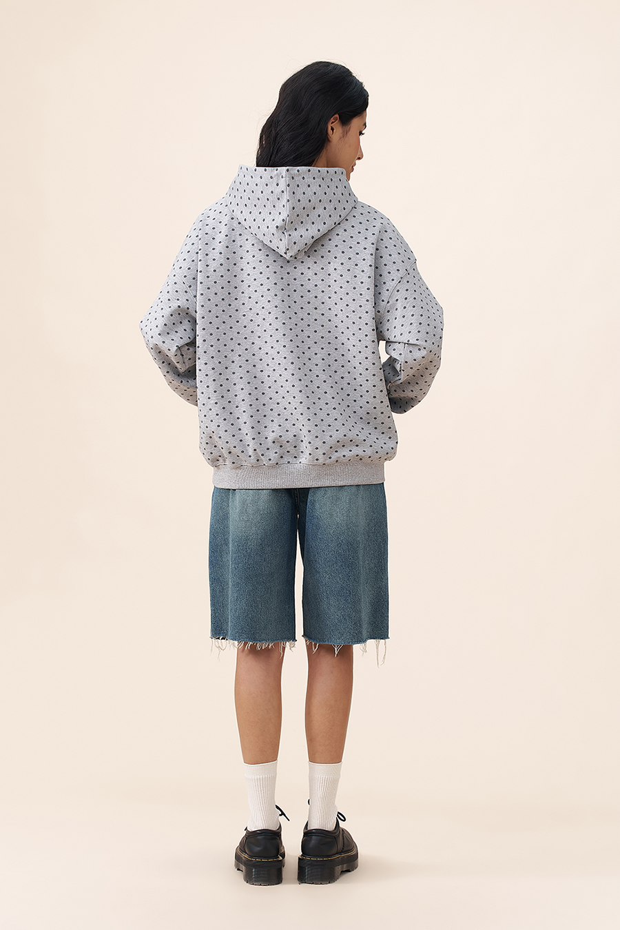 Polka Dot Casual Hoodie|yescci