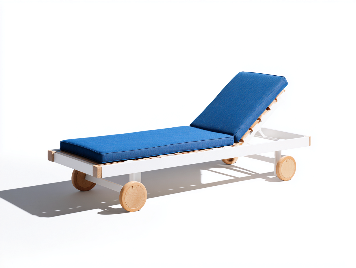 Sonnenliege-Gartenmöbel-Aluminium-Holzoptik-195x70x30 cm-Blau-Modern-verstellbare Rückenlehne-Rollen-Outdoornutzung-hatilihome