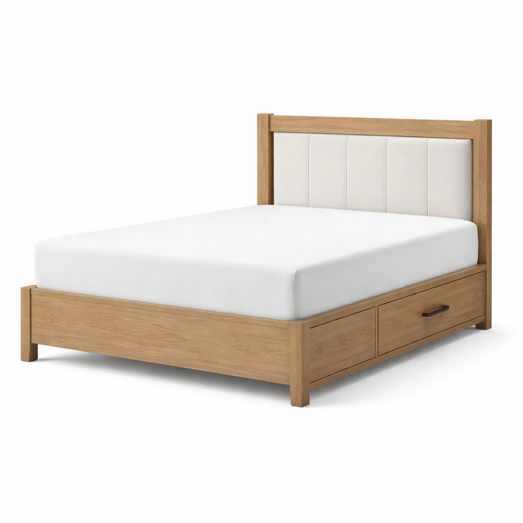 Cama con almacenamiento-LIVDINO