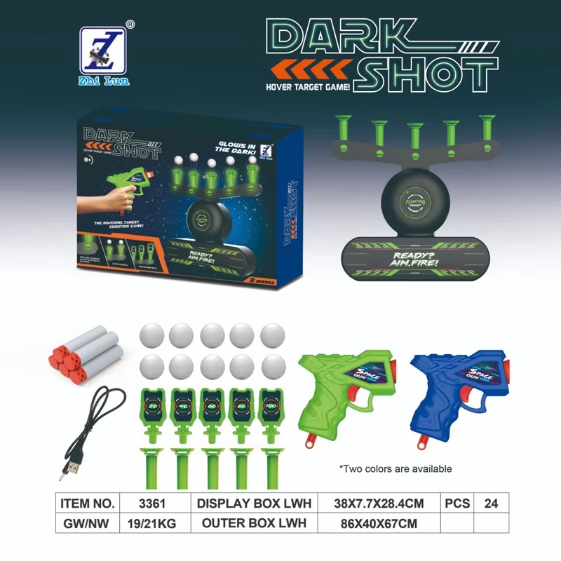 Brinquedo de tiro voador para dois jogadores