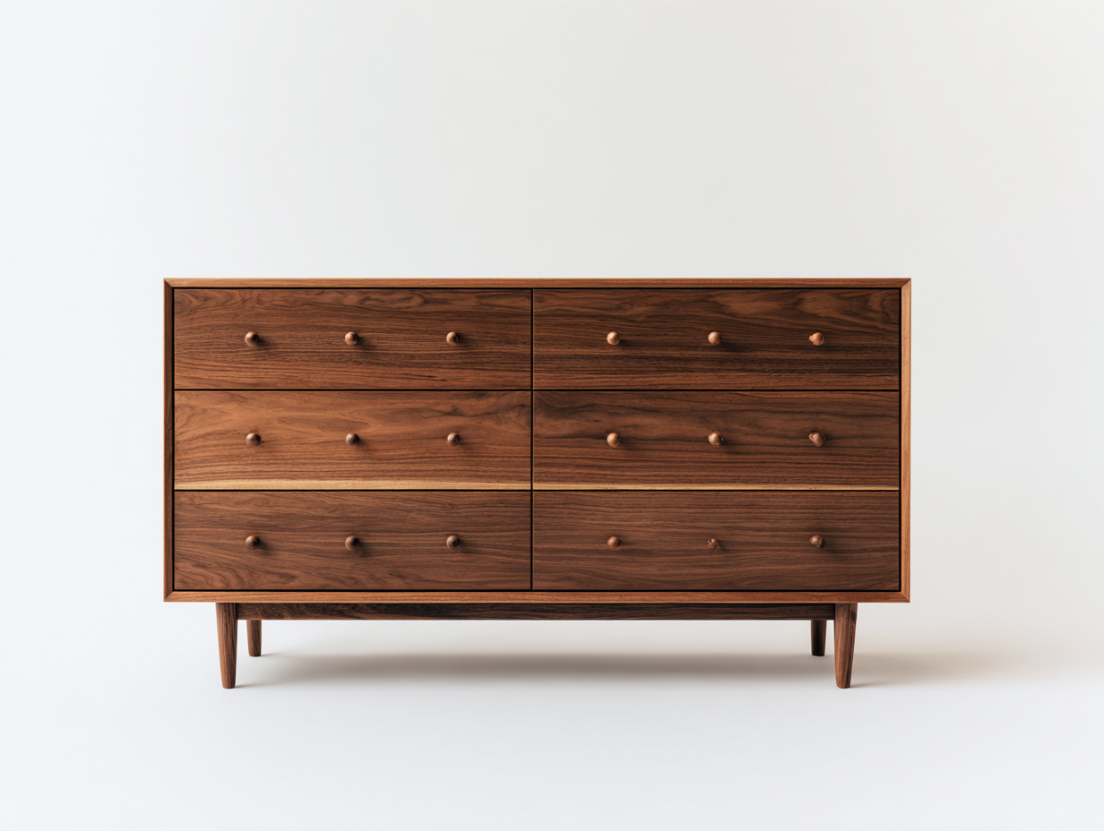 Komody-drewno-155 x 48 x 82 cm-brązowy-styl nowoczesny-Mivolahome