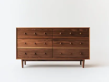 Komody-drewno-155 x 48 x 82 cm-brązowy-styl nowoczesny-Mivolahome