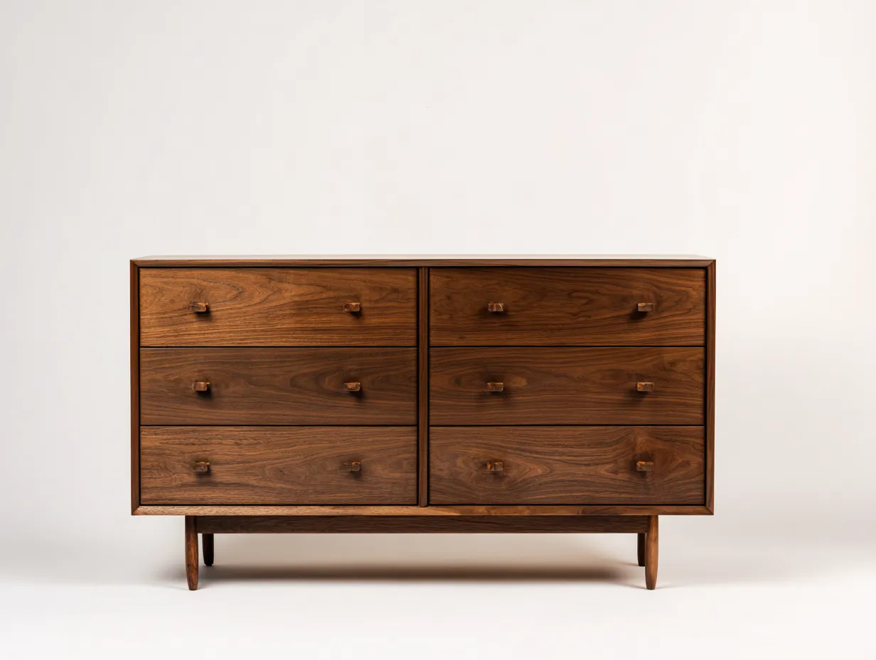 Komody-drewno-145 x 44 x 82 cm-brązowy-styl nowoczesny-Mivolahome