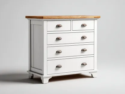 Komody-drewno-płyta meblowa-88 x 43 x 92 cm-biały-naturalny-styl klasyczny-Mivolahome