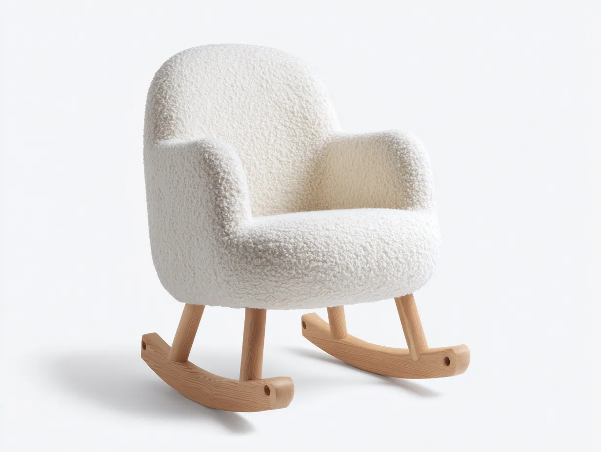 Fotele bujane-tkanina bouclé-drewno-84x88x94 cm-kremowy-nowoczesny-Mivolahome