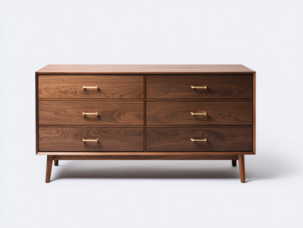 Komody-drewno-150 x 46 x 81 cm-brązowy-styl nowoczesny-Mivolahome