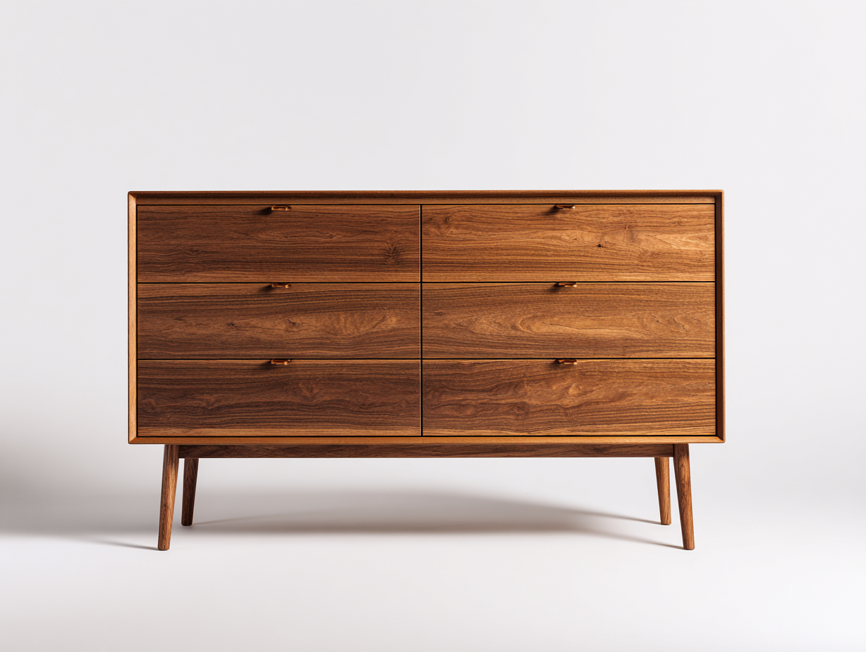 Komody-drewno-146 x 45 x 85 cm-brązowy-styl nowoczesny-Mivolahome