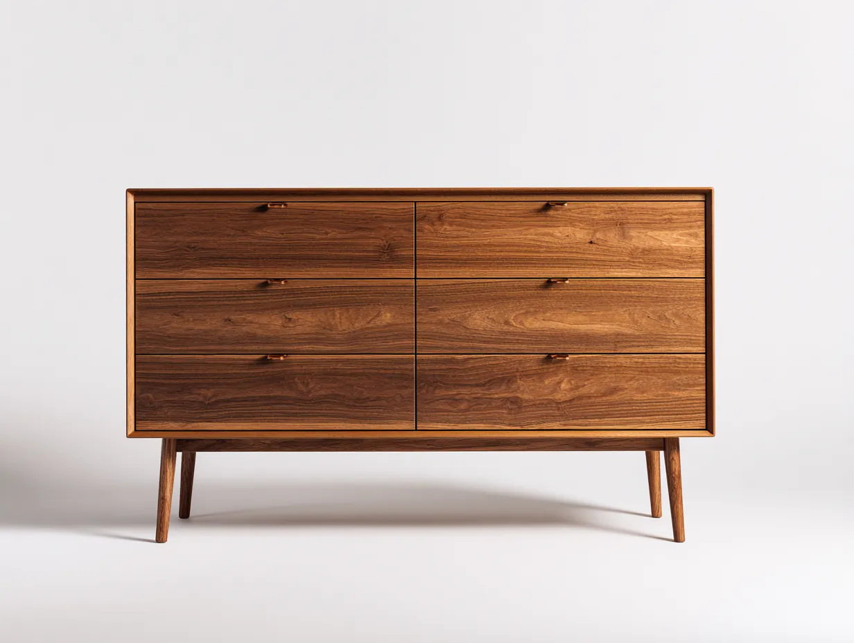 Komody-drewno-146 x 45 x 85 cm-brązowy-styl nowoczesny-Mivolahome