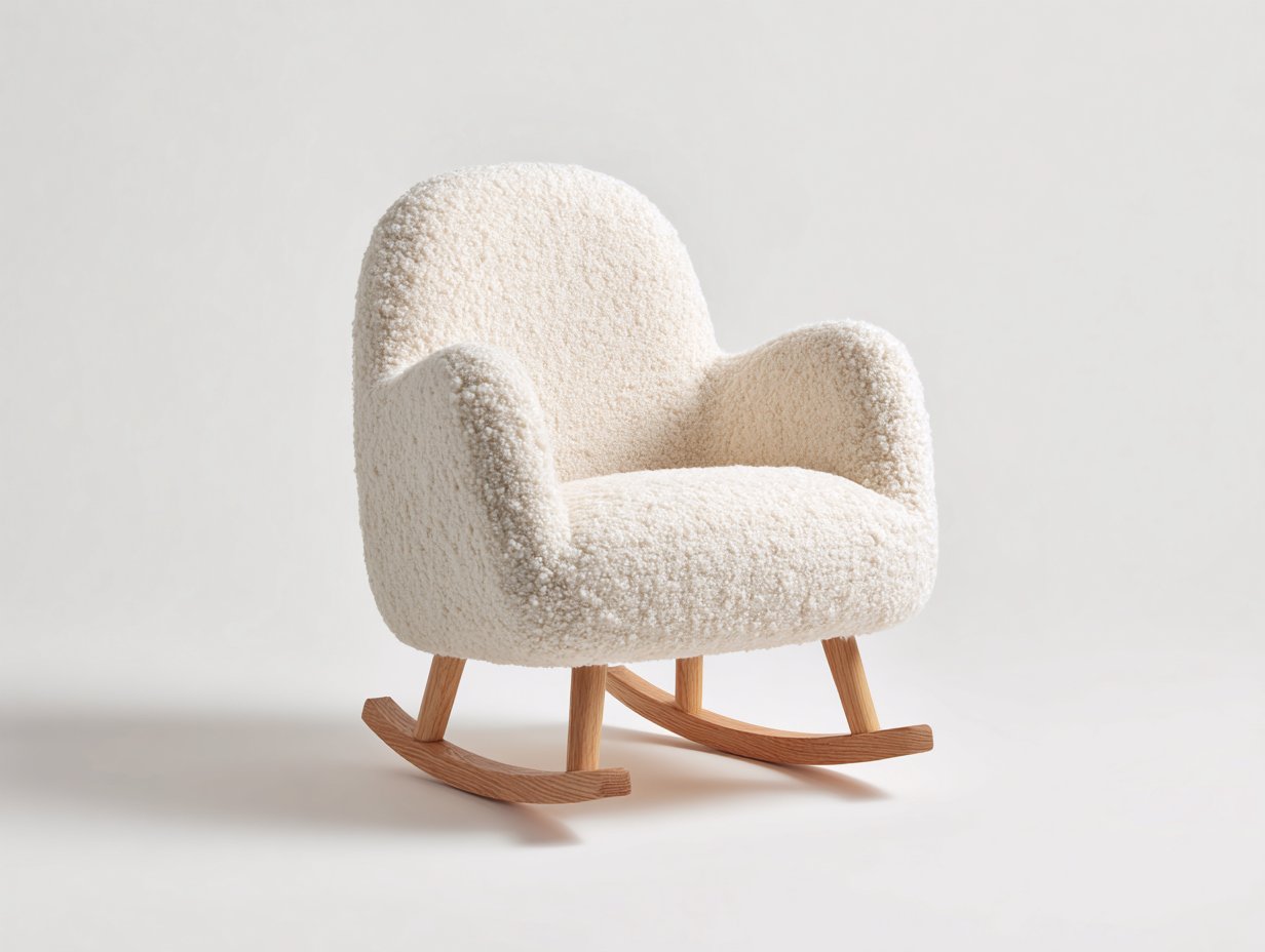 Fotele bujane-tkanina bouclé-drewno-83x86x90 cm-kremowy-nowoczesny-Mivolahome