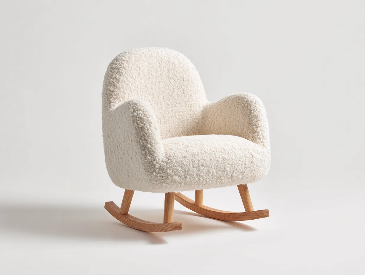 Fotele bujane-tkanina bouclé-drewno-83x86x90 cm-kremowy-nowoczesny-Mivolahome
