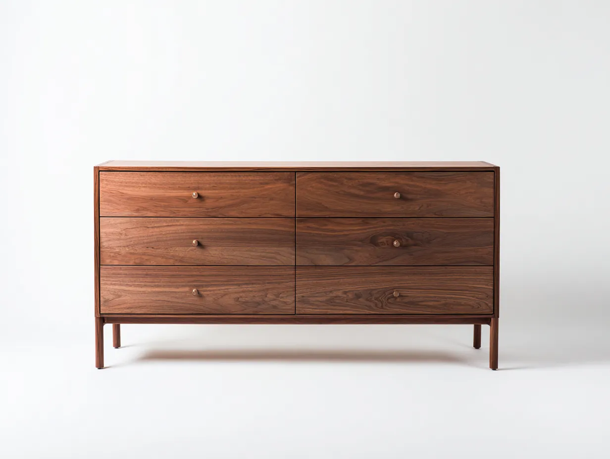 Komody-drewno-150 x 46 x 80 cm-brązowy-styl nowoczesny-Mivolahome