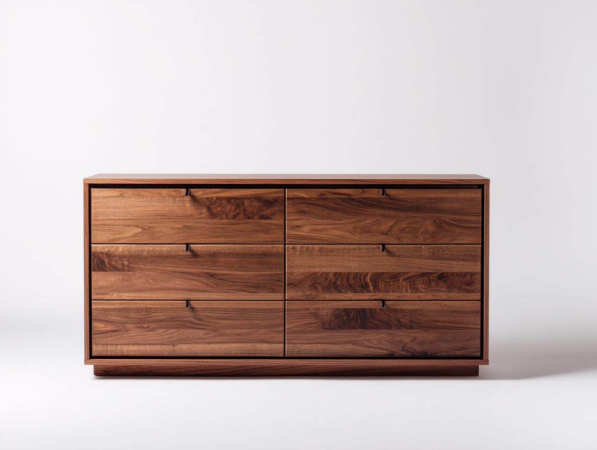 Komody-drewno-MDF-144x45x78 cm-brązowy-styl minimalistyczny-Hacorjadecor