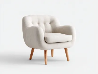 Fotele - tkanina-drewno - 82x87x91 cm - beżowy - styl nowoczesny-Misavaliving