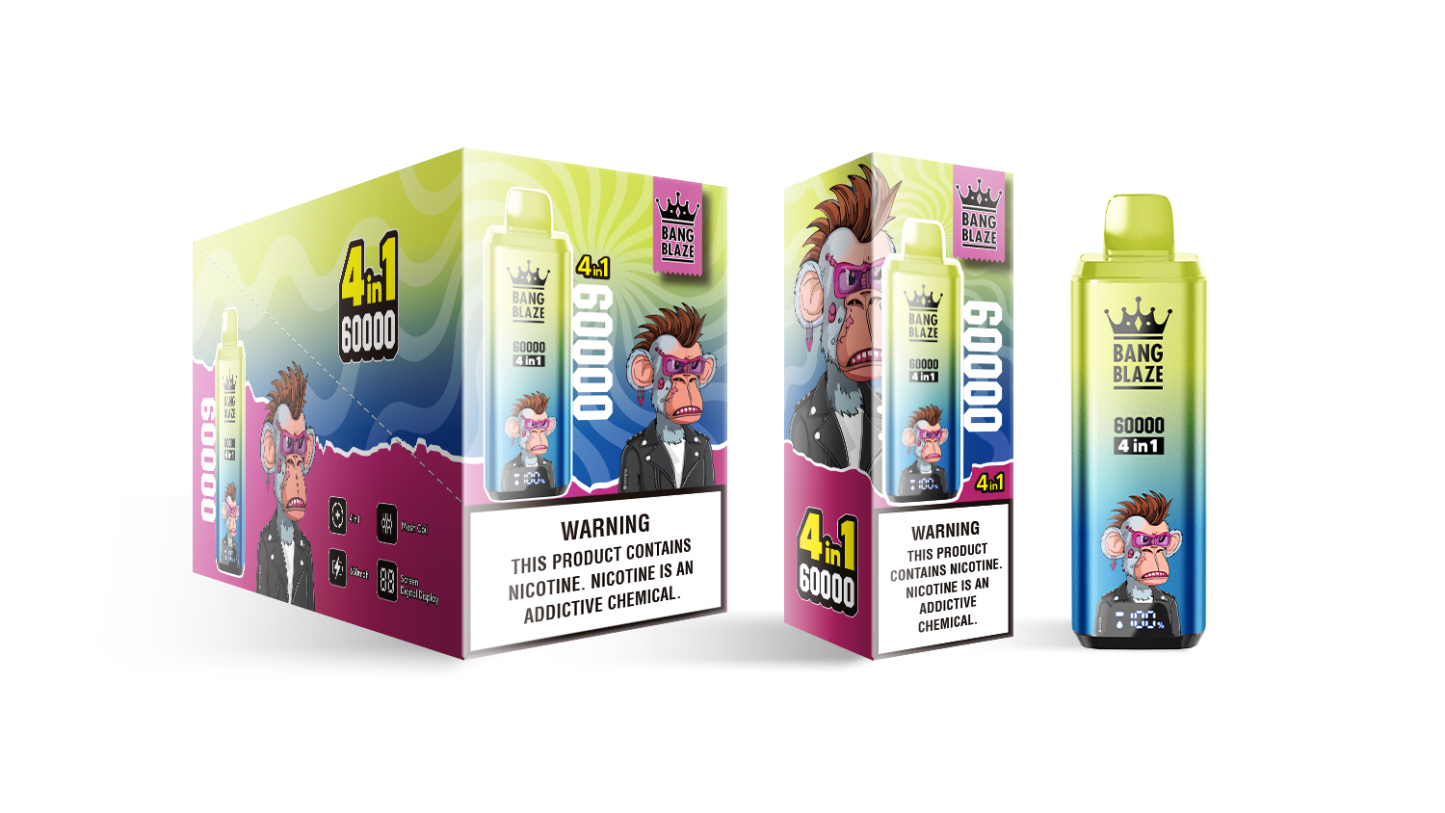 BANG BLAZW 60000 Puffs 4 in1 Flavor Disposable Vape