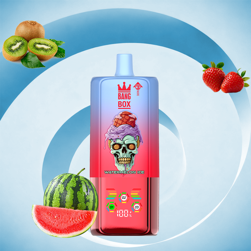 BANG BOX 80000 puff 3 in1 Flavor Disposable Vape - Watermelon Ice + Red Bull + Strawberry Kiwi